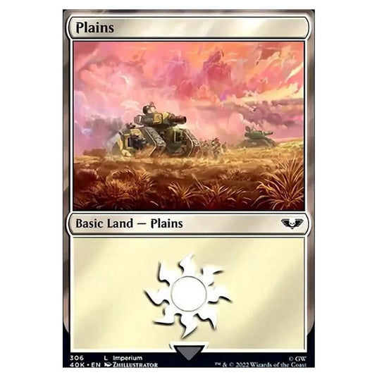 Magic The Gathering - Universes Beyond - Warhammer 40k - Plains - 306/168