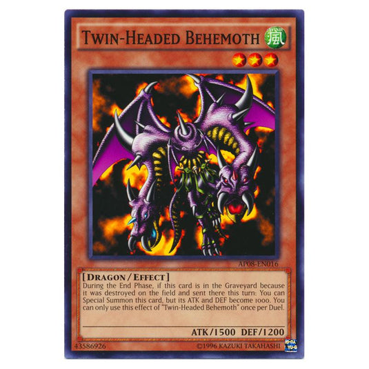 Yu-Gi-Oh! - Astral Pack Eight - Twin-Headed Behemoth (Common) AP08-EN016