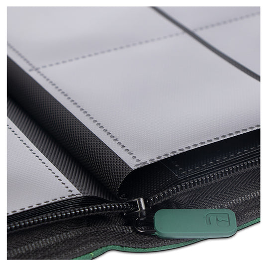 Vault X - 4-Pocket Exo-TecÂ® - Zip Binder - Green