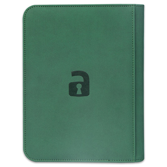 Vault X - 4-Pocket Exo-TecÂ® - Zip Binder - Green