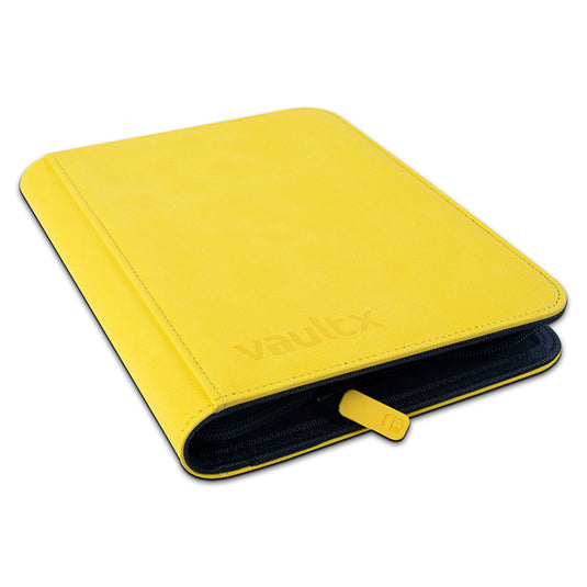 Vault X - 4-Pocket Exo-TecÂ® - Zip Binder - Yellow