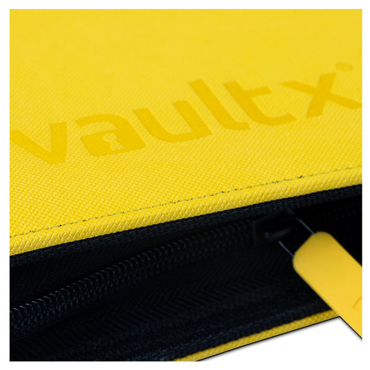 Vault X - 4-Pocket Exo-TecÂ® - Zip Binder - Yellow