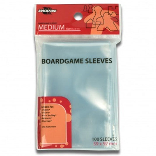 Blackfire Sleeves - Boardgame Sleeves - Medium (59x92mm) - 100 Pcs