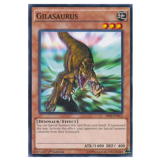 Yu-Gi-Oh! - Dinosmasher\'s Fury Structure Deck - Gilasaurus (Common) SR04-EN012