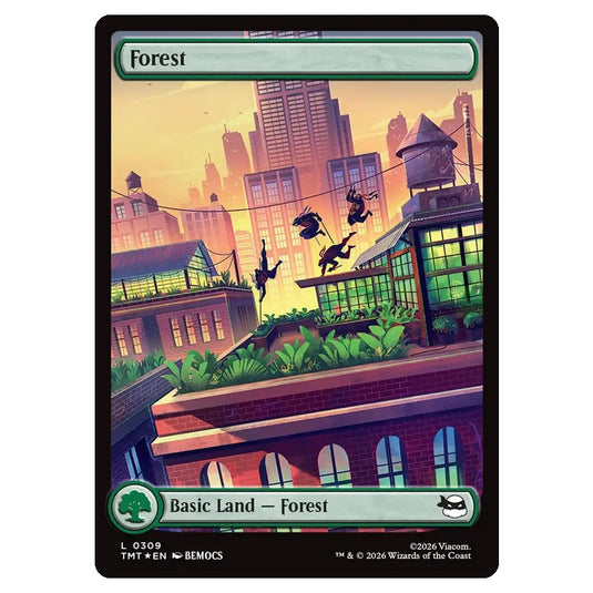 Magic The Gathering - Teenage Mutant Ninja Turtles - Forest - 0309