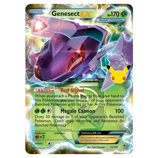 Pokemon - 30th Celebration - Genesect EX - 11/101