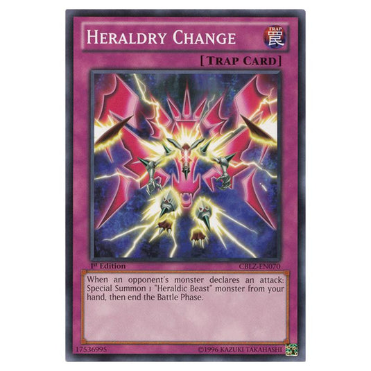Yu-Gi-Oh! - Cosmo Blazer - Heraldry Change (Common) CBLZ-EN070