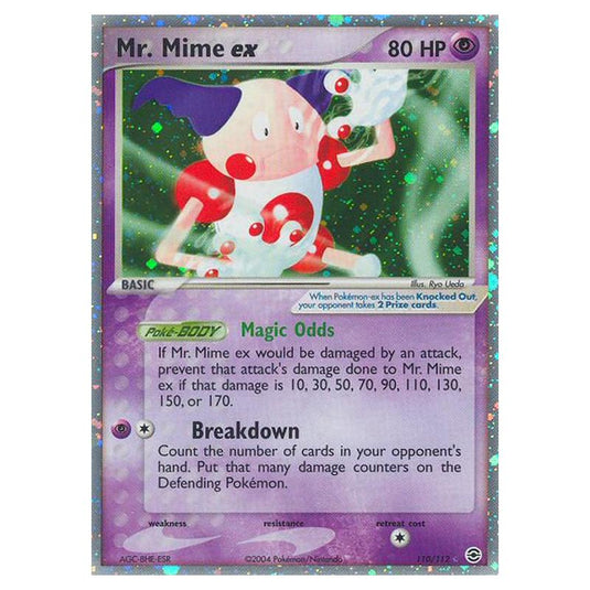Pokemon - EX Series - FireRed & LeafGreen - Mr. Mime ex - 110/112