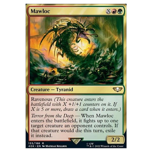 Magic The Gathering - Universes Beyond - Warhammer 40k - Mawloc - 133/168
