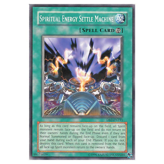 Yu-Gi-Oh! - Dark Beginning 2 - Spiritual Energy Settle Machine (Common) DB2-EN191