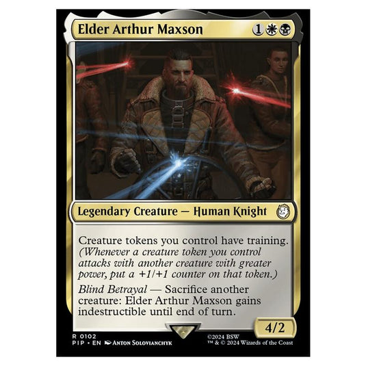 Magic The Gathering - Universes Beyond - Fallout - Elder Arthur Maxson - 0102