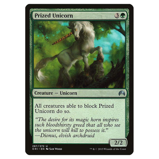 Magic The Gathering - Magic Origins - Prized Unicorn - 287/272