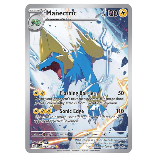 Pokemon - Mega Evolution - Pitch Black - Manectric - 089/084