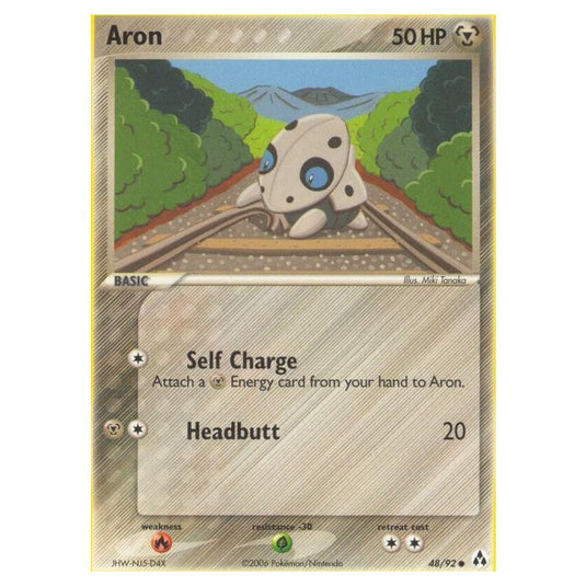 Pokemon - EX Legend Maker - Aron - 48/92