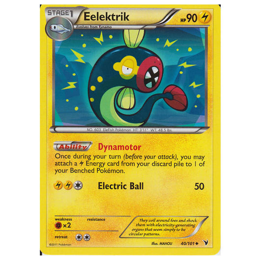 Pokemon - Black & White - Noble Victories - Eelektrik 40/101