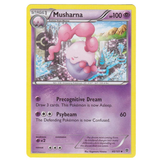 Pokemon - Black & White - Plasma Blast - Musharna - 40/101