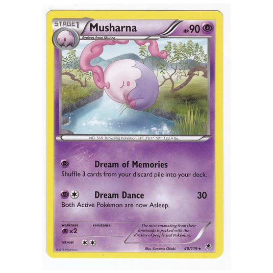 Pokemon - XY Phantom Forces - Musharna - 40/119