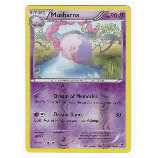 Pokemon - XY Phantom Forces - (Reverse Holo) - Musharna - 40/119