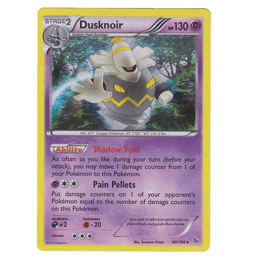 Pokemon - XY - Flashfire - Dusknoir - 40/106