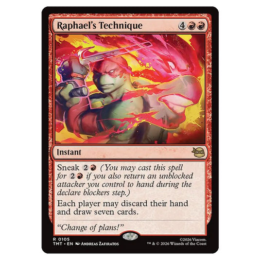 Magic The Gathering - Teenage Mutant Ninja Turtles - Raphael's Technique - 0105