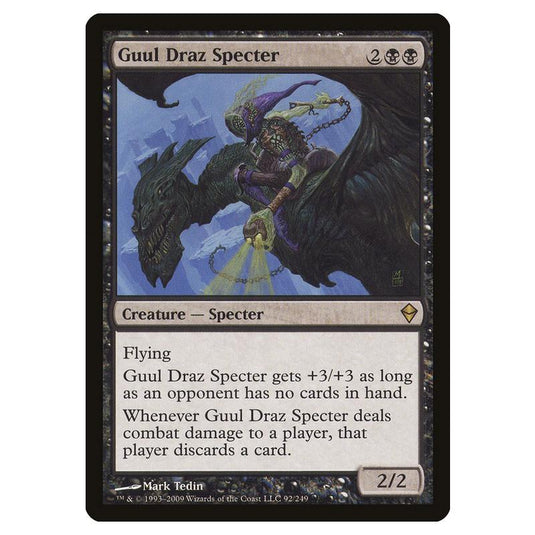 Magic The Gathering - Zendikar - Guul Draz Specter - 92/249
