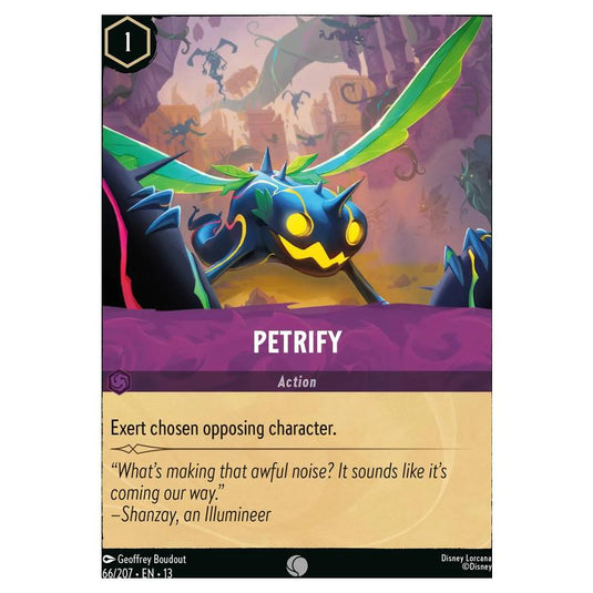 Lorcana - Attack of the Vine! - Petrify (Common) - 66/207