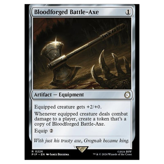 Magic The Gathering - Universes Beyond - Fallout - Bloodforged Battle-Axe - 0226