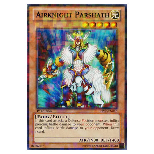 Yu-Gi-Oh! - Battle Pack 2 - War of the Giants - Airknight Parshath (Mosaic Rare) BP02-EN016