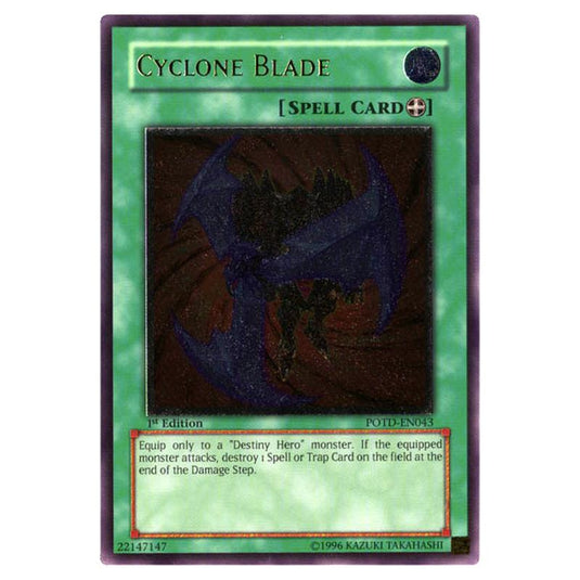 Yu-Gi-Oh! - Power of the Duelist - Cyclone Blade (Ultimate Rare) POTD-EN043