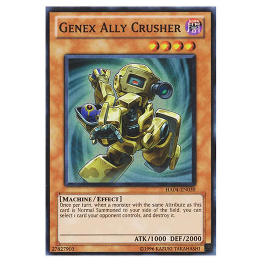 Yu-Gi-Oh! - Hidden Arsenal 4 - Trishula's Triumph - Genex Ally Crusher (Super Rare) HA04-EN039