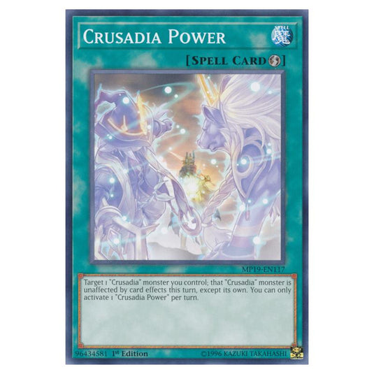 Yu-Gi-Oh! - 2019 Gold Sarcophagus Tin Mega Pack - Crusadia Power (Common) MP19-EN117