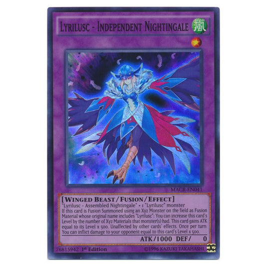 Yu-Gi-Oh! - Maximum Crisis - Lyrilusc - Independent Nightingale (Super Rare) MACR-EN041