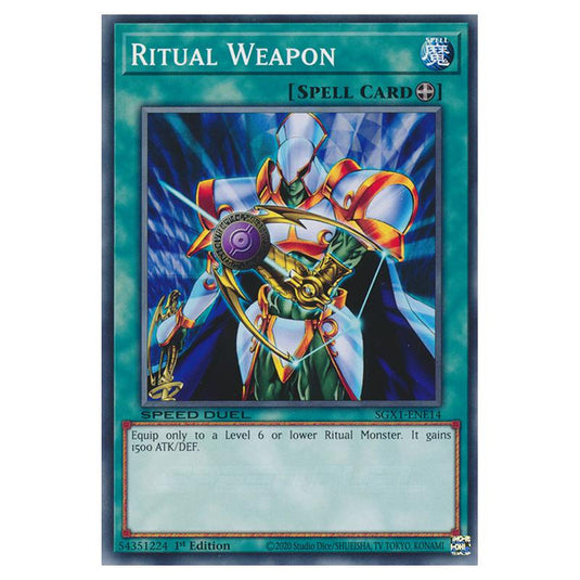Yu-Gi-Oh! - Speed Duel GX - Duel Academy Box - Ritual Weapon (Common) SGX1-ENE14