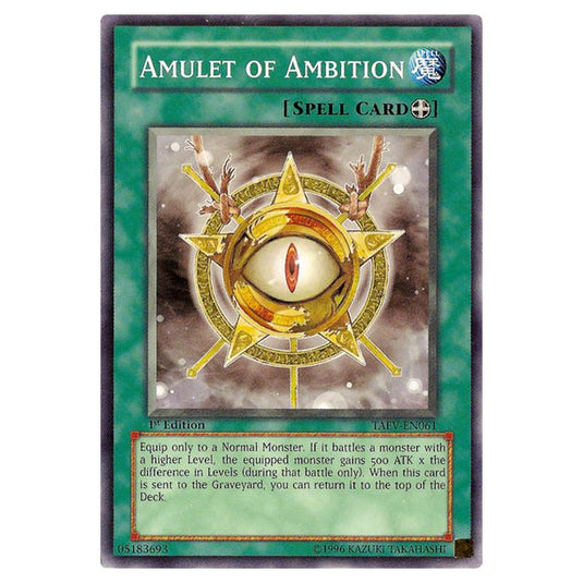 Yu-Gi-Oh! - Tactical Evolution - Amulet of Ambition (Common) TAEV-EN061