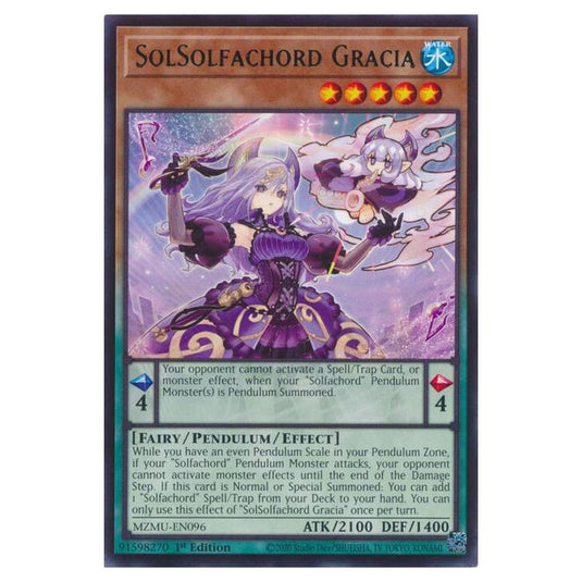 Yu-Gi-Oh! - Maze of Muertos - SolSolfachord Gracia (Rare) - MZMU-EN096