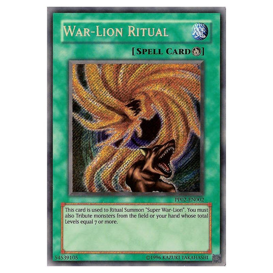 Yu-Gi-Oh! - Premium Pack 2 (TCG) - War-Lion Ritual (Secret Rare) PP02-EN002
