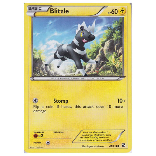 Pokemon - Black & White - Blitzle 41/114