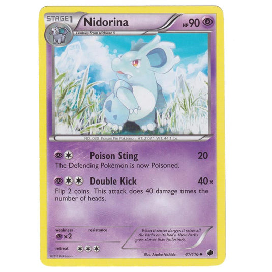 Pokemon - Black & White - Plasma Freeze - Nidorina - 41/116