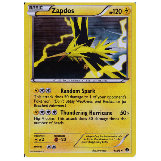 Pokemon - Black & White - Next Destinies - Zapdos 41/99