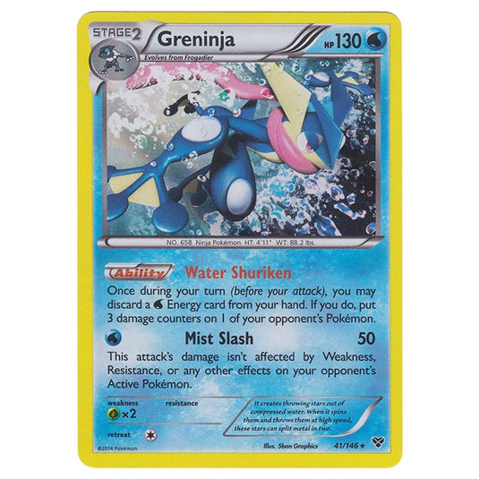 Pokemon - XY Base Set - Greninja - 41/146