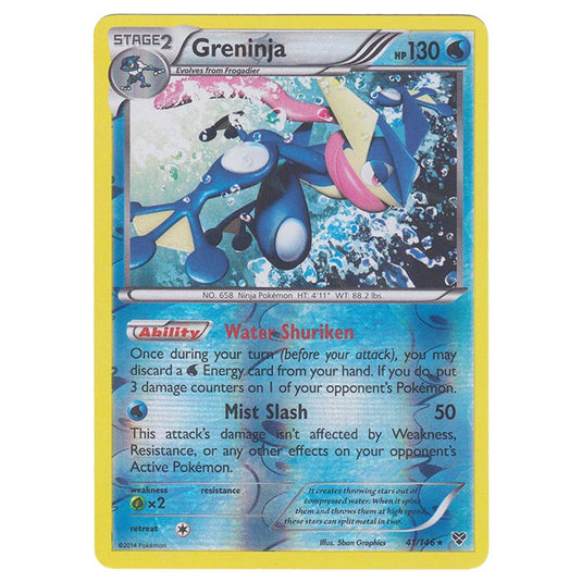 Pokemon - XY Base Set - (Reverse Holo) Greninja - 41/146