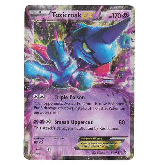 Pokemon - XY - Flashfire - Toxicroak EX - 41/106