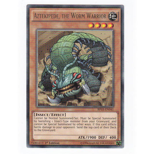 Yu-Gi-Oh! - Battle Pack 3 - Aztekipede, the Worm Warrior - 41/237