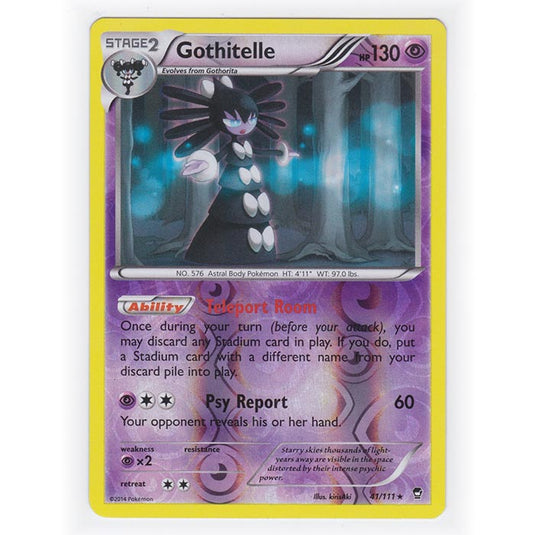 Pokemon - XY Furious Fists - (Reverse Holo) - Gothitelle - 41/111