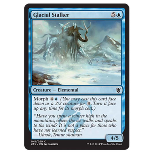 Magic the Gathering - Khans Of Tarkir - Glacial Stalker - 41/269