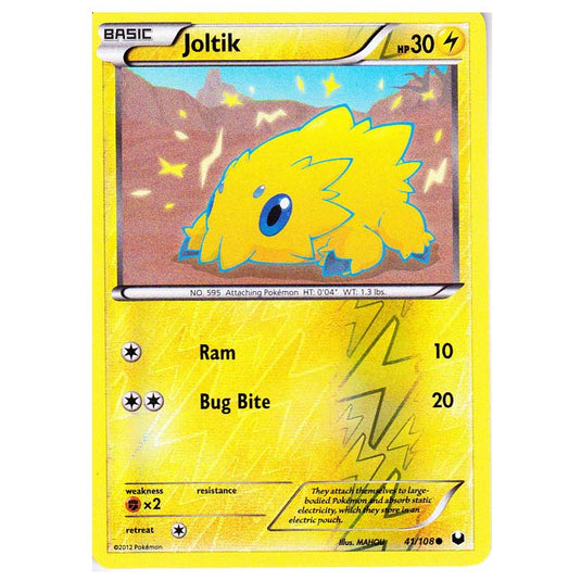 Pokemon - Black & White - Dark Explorers - (Reverse Holo) Joltik - 41/108