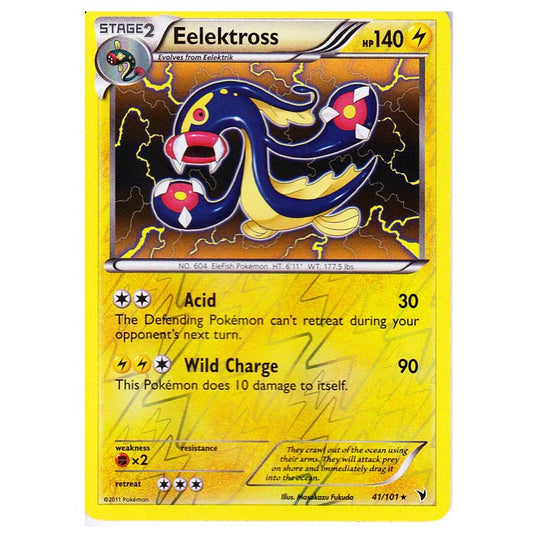 Pokemon - Black & White - Noble Victories - (Reverse Holo) - Eelektross 41/101