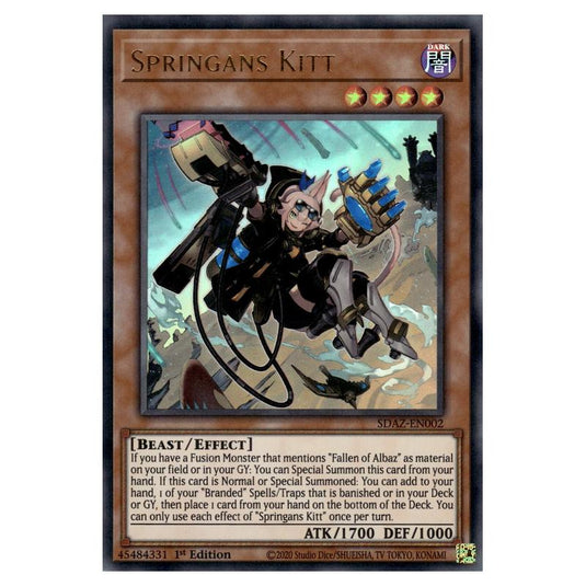 Yu-Gi-Oh! - Structure Deck - Albaz Strike - Springans Kitt (Ultra Rare Yu-Gi-Oh! - Structure Deck - Albaz Strike - Springans Kitt (Ultra Rare
