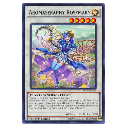 Yu-Gi-Oh! - Invasion - Vengeance - Aromaseraphy Rosemary (Rare) INOV-EN047