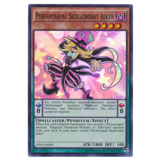 Yu-Gi-Oh! - OTS Tournament Pack 1 - Performapal Skullcrobat Joker (Super Rare) OP01-EN007